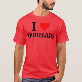Camiseta Amo el Corazón de las Cabezas Rojas 3