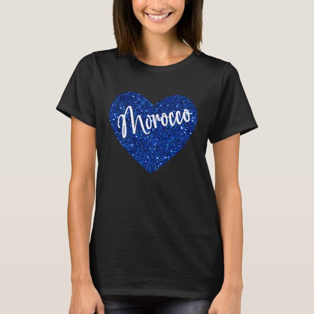 Camiseta Amo el corazón de Marruecos (Anverso)