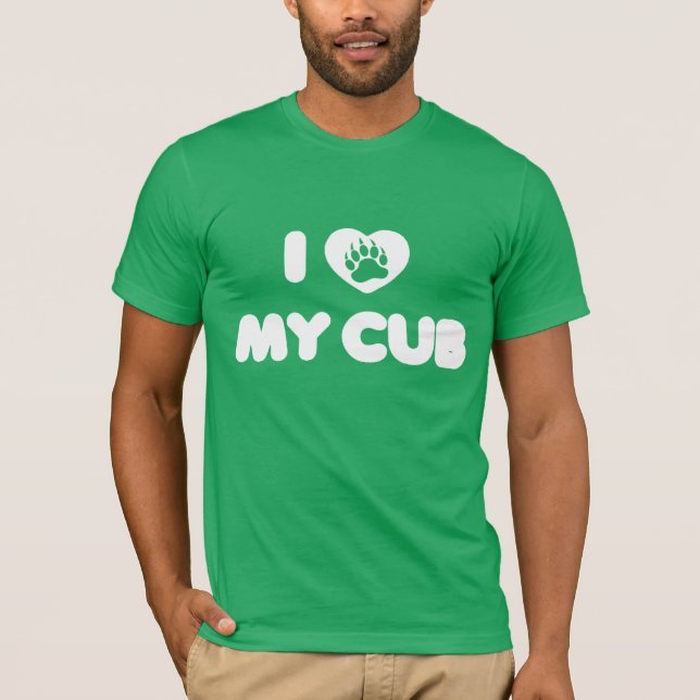 Camiseta Amo el corazón de mi cachorro (Anverso)
