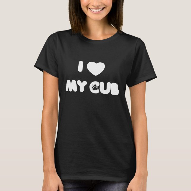 Camiseta Amo el corazón de mi cachorro (Anverso)