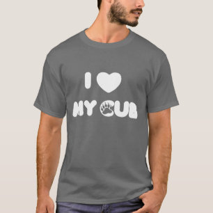 Camiseta Amo el corazón de mi cachorro