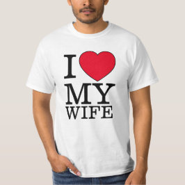 Camiseta Amo el corazón de mi esposa San Valentín personali
