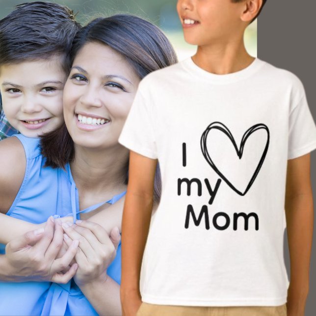 Camiseta Amo El Corazón De Mi Mamá (Subido por el creador)