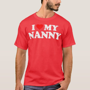Camiseta Amo el corazón de mi NANNY