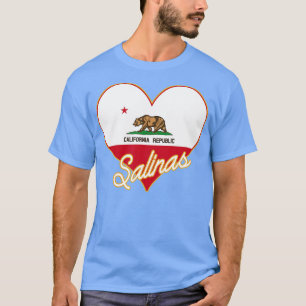 Camiseta Amo el corazón de Salinas California en el Souv de