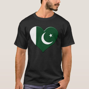 Camiseta Amo el corazón del orgullo por la bandera nacional