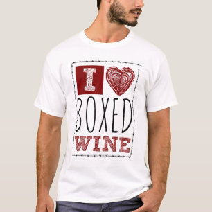 Camiseta Amo el corazón encajonado del alambre de púas del