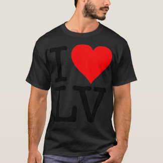 CAMISETA AMO EL CORAZÓN LAS VEGAS NEVADA LV