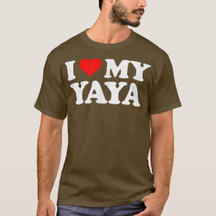 Camiseta Amo el corazón mi yaya