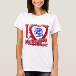 Camiseta Amo el corazón rojo de mi hija - foto<br><div class="desc">Amo el corazón rojo de mi hija - foto</div>