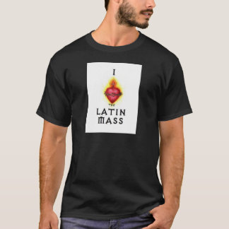 Camiseta AMO el corazón sagrado total latino de Jesús
