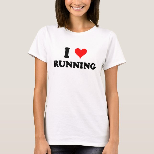 Camiseta Amo el correr (Anverso)