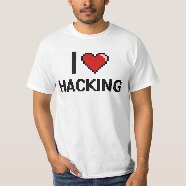 Camiseta Amo el cortar del diseño retro de Digitaces (Anverso)