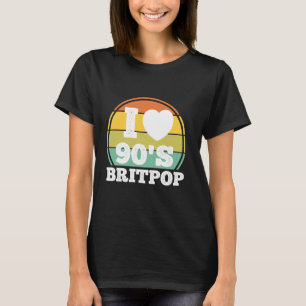 Camiseta Amo el costo del concierto Fiesta de Britpop UK Mu