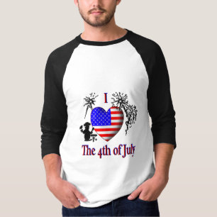 Camiseta Amo el cuatro de julio