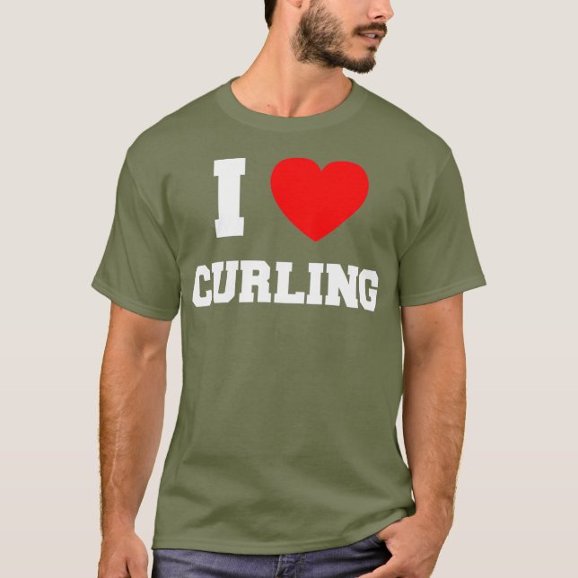 Camiseta Amo el Curling (Anverso)