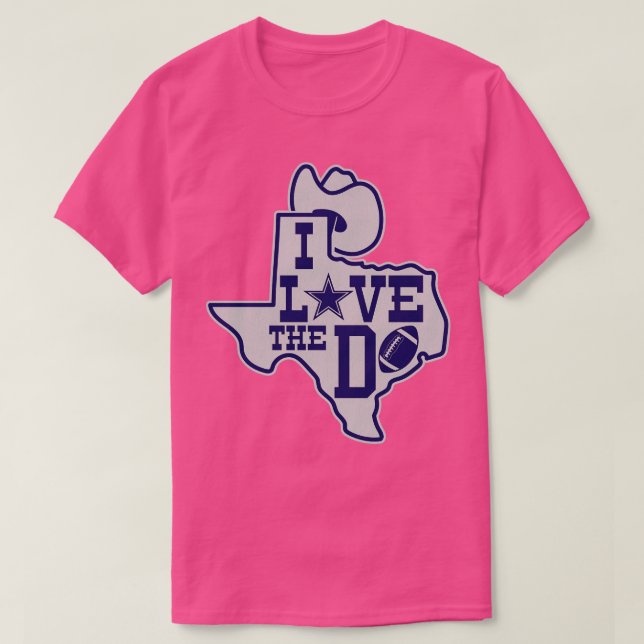 Camiseta Amo El D Dallas (Diseño del anverso)