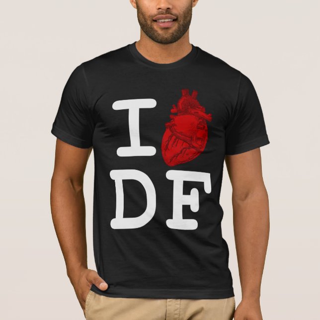 Camiseta Amo el DF (Anverso)