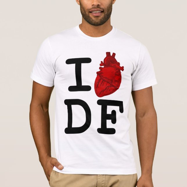 Camiseta Amo el DF (Anverso)