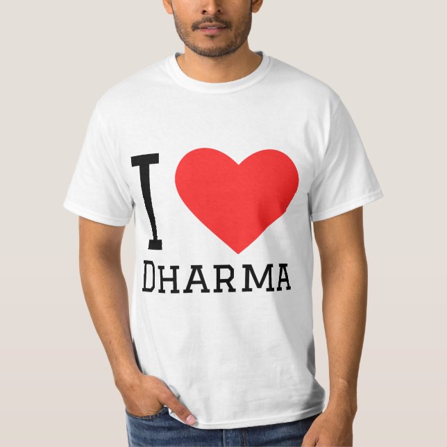 Camiseta Amo el dharma (Anverso)