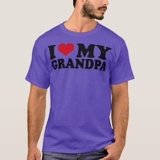 Camiseta Amo el Día de los Padres Abuelos