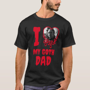 Camiseta Amo el Día del Padre de los Padres Rojos de mi Gót