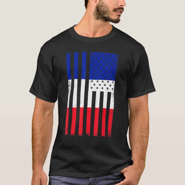 Camiseta Amo el Día Nacional de Francia Bandera Francesa Pa (Anverso)