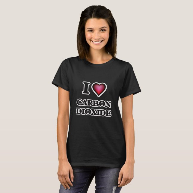 Camiseta Amo el dióxido de carbono (Anverso completo)