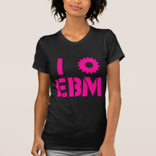 Camiseta Amo el EBM Rosa Caliente