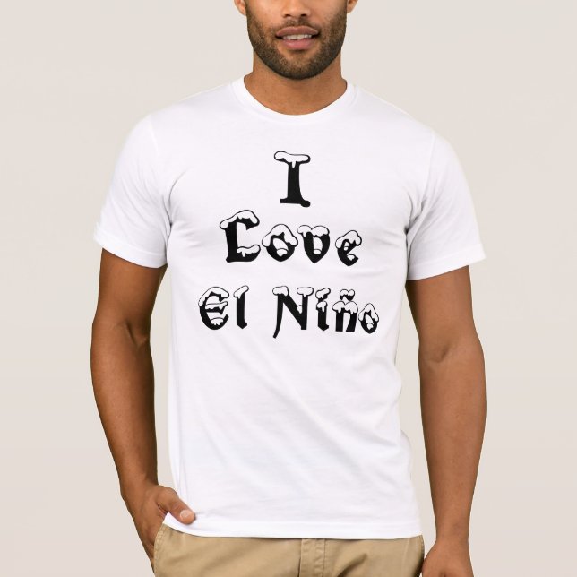 Camiseta Amo el EL Niño (Anverso)