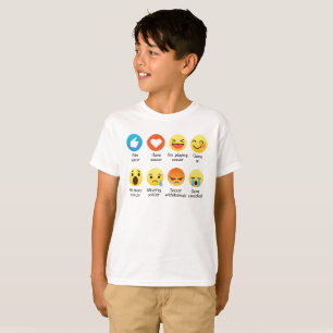 Camiseta Amo el Emoticon social del FÚTBOL (emoji) (la