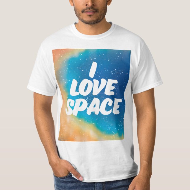 Camiseta Amo el espacio (Anverso)