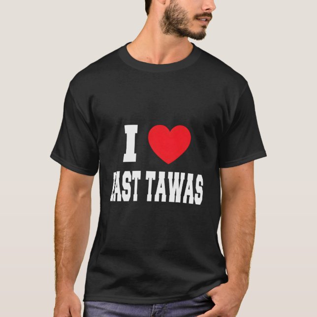Camiseta Amo el Este de Tawas (Anverso)
