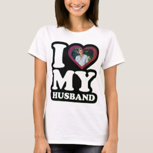 Camiseta Amo el estilo de la hoja verde de mi marido - foto