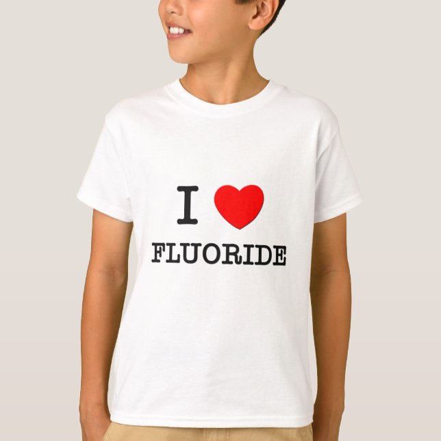 Camiseta Amo el fluoruro (Anverso)