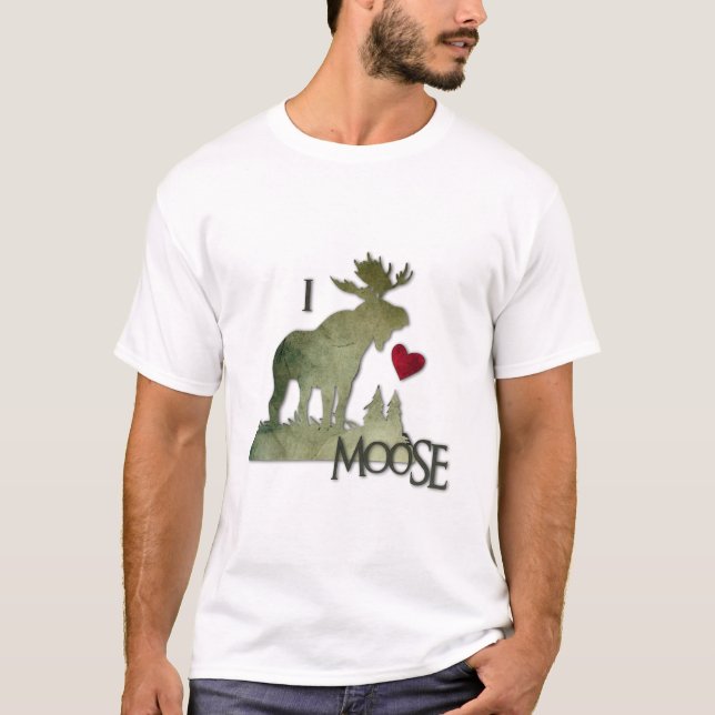 Camiseta Amo el frente de los alces (Anverso)