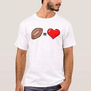 Camiseta Amo el fútbol
