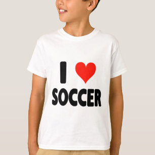 Camiseta Amo el fútbol - Corazón Fútbol Campo de Fútbol Can