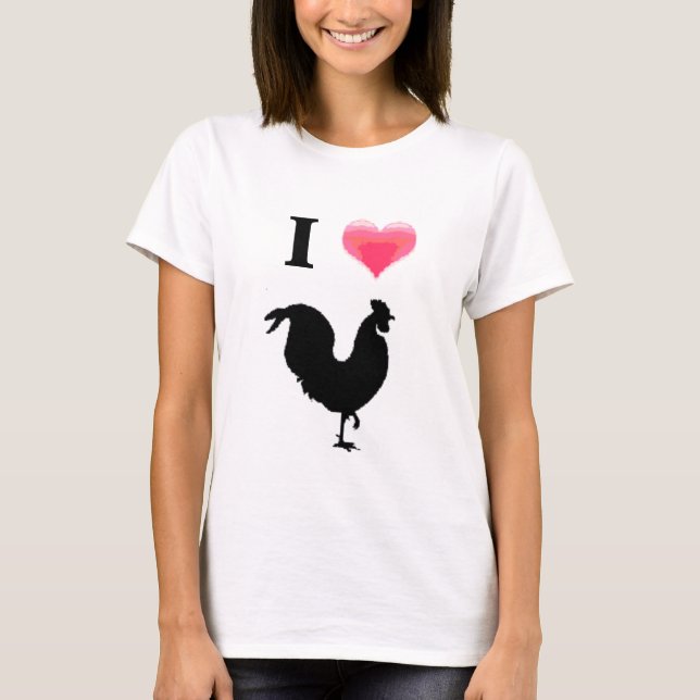 Camiseta Amo el gallo (Anverso)