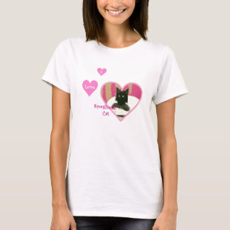 Camiseta Amo el gato de los espaguetis