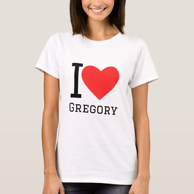 Camiseta Amo el gregorio (Anverso)