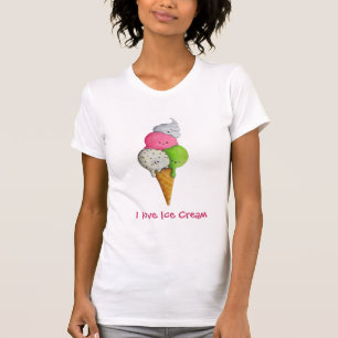 Camiseta Amo el helado