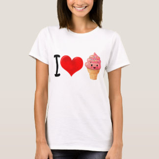 Camiseta Amo el helado