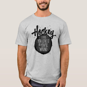 Camiseta Amo el hockey
