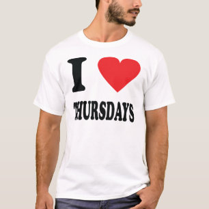 Camiseta Amo el icono de jueves