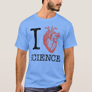Camiseta Amo el Ilustracion de Anatomía de la Ciencia del C