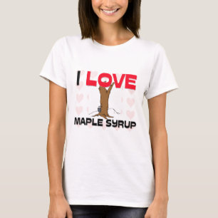 Camiseta Amo el jarabe de arce