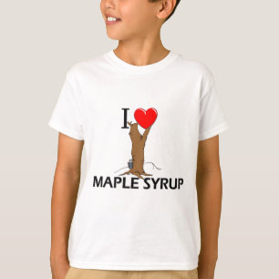 Camiseta Amo el jarabe de arce