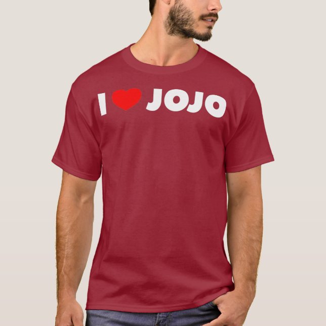 Camiseta Amo el Jojo del Corazón (Anverso)