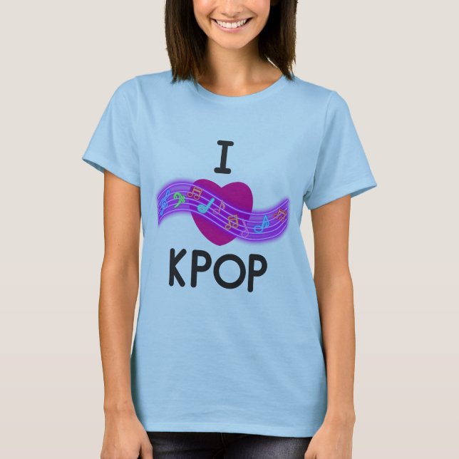 Camiseta Amo el K-pop (Anverso)